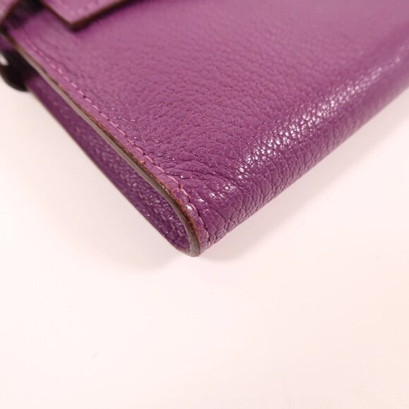 ❤️HERMES Kelly Long Wallet - Purple❤️ - Picture 9 of 11